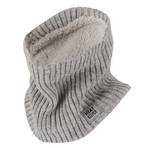 Komin termiczny - damski - Szary - Onesize. Szare szaliki HEAT KEEPER, bez wzorów, z dzianiny. Za 121,30 zł.