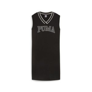 Sukienka Puma Squad Women's Dress, Kobiety. Czarne sukienki Puma, s, bez wzorów, z bawełny, sportowe, bez kołnierzyka, bez ramiączek, sportowe. Za 139,99 zł.