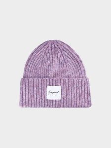 4F Czapka zimowa damska - różowa M. Czerwone czapki 4f, bez wzorów, z materiału, klasyczne. Za 69,99 zł.