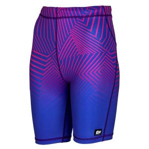 Legginsy krótkie do biegania damskie EXTREME HOBBY 1/3 CALEIDOSCOPE. Fioletowe legginsy EXTREME HOBBY, bez wzorów, z dzianiny, krótkie. Za 169,00 zł.