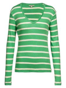 Herrlicher Koszulka w kolorze zielonym rozmiar: L. Zielone bluzki Herrlicher, l, bez wzorów, z bawełny, bez kołnierzyka, bez ramiączek. Za 126,99 zł.