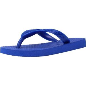 Klapki Havaianas Model 4000029 Kolor Niebieski. Czerwone klapki Havaianas, bez wzorów, z gumy, bez obcasa. Za 116,00 zł.