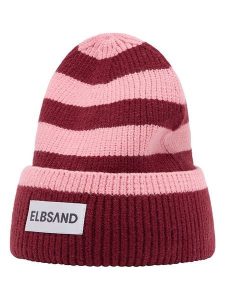 ELBSAND Czapka beanie "Norid" w kolorze czerwono-różowym rozmiar: onesize. Czerwone czapki ELBSAND, bez wzorów, z materiału. Za 73,99 zł.