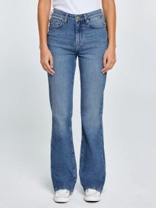 Jeansy damskie bootcut niebieskie Chiara 333. Niebieskie rurki Big Star, z denimu. Za 329,99 zł.