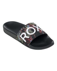 Klapki basenowe damskie Roxy SLIPPY II. Czerwone klapki Roxy, bez wzorów, z gumy, bez obcasa. Za 139,99 zł.