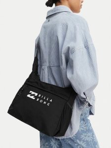 Billabong Torebka WBEOHP-BLB-M-003-10 Czarny. Czarne listonoszki Billabong, bez wzorów, z materiału, bez dodatków. Za 79,99 zł.