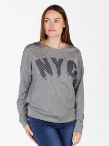 KEY LARGO Bluza "Brooklyn" w kolorze szarym rozmiar: S. Szare bluzy KEY LARGO, s, bez wzorów, bez kaptura. Za 105,38 zł.