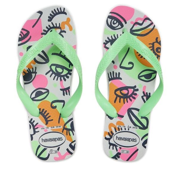 Japonki Havaianas. Klapki Havaianas, bez wzorów, bez obcasa. Za 59,99 zł.