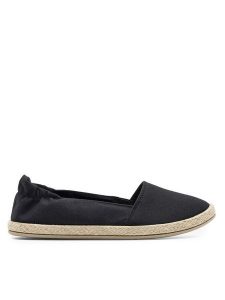 Jenny Fairy Espadryle KAYLA WSK1609-05 Czarny. Czarne espadryle Jenny Fairy, bez wzorów, z materiału, bez obcasa. Za 59,99 zł.