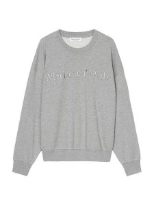 Marc O´Polo Bluza w kolorze szarym rozmiar: L. Szare bluzy l, bez wzorów, z bawełny, bez kaptura. Za 171,28 zł.