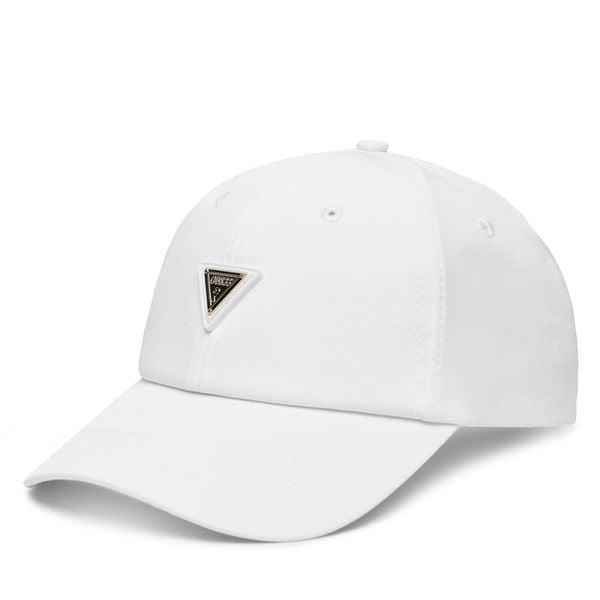 Czapka z daszkiem Guess. Białe czapki Guess, z aplikacjami. Za 129,99 zł.