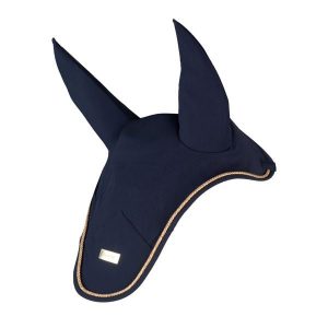 Czapka z muchą dla koni Horka Deluxe. Czerwone czapki HORKA, bez wzorów, z tkaniny, eleganckie. Za 130,00 zł.