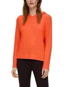 S.Oliver Bluza w kolorze pomarańczowym rozmiar: 34. Pomarańczowe bluzy s.Oliver, s, bez wzorów, z kapturem. Za 65,85 zł.
