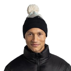 Czapka BUFF KNITTED BEANIE TATIK. Czarne czapki Buff, bez wzorów, sportowe. Za 135,99 zł.