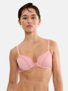 Triumph Biustonosz z fiszbiną Comfort Allure 10226435 Różowy jasny. Czerwone biustonosze Triumph, bez wzorów, z syntetyku. Za 179,99 zł.