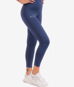 Damskie legginsy Givova Basic. Niebieskie legginsy Givova, bez wzorów, z elastanu. Za 88,10 zł.