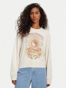 Billabong Bluza Balanced Out EBJSF00171 Beżowy Regular Fit. Brązowe bluzy Billabong, m, bez wzorów, z bawełny, bez kaptura. Za 159,99 zł.