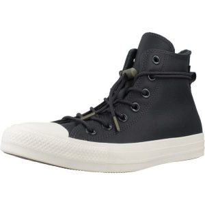 Buty CONVERSE CHUCK TAYLOR ALL STAR HI SHADOW WOODS Czarny. Czarne trampki Converse, bez wzorów, ze skóry, bez zapięcia. Za 275,99 zł.
