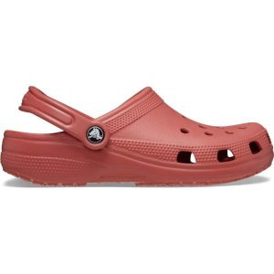 Klapki Crocs Classic. Brązowe klapki Crocs, bez wzorów, bez obcasa. Za 189,99 zł.