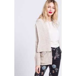 Desigual - Kardigan. Długie swetry marki Desigual. W wyprzedaży za 229,90 zł.