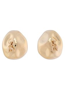 Patrizia Pepe Kolczyki 2J2573/M077-F130 Złoty. Żółte kolczyki Patrizia Pepe, metalowe. Za 379,99 zł.