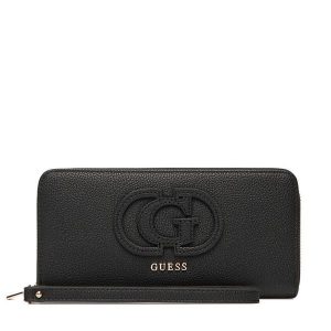 Portfel Guess. Czarne portfele Guess, z aplikacjami. Za 249,99 zł.