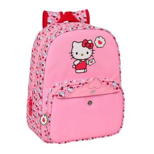 Plecak szkolny HELLO KITTY Poliester 300D. Czerwone plecaki HELLO KITTY. Za 157,55 zł.