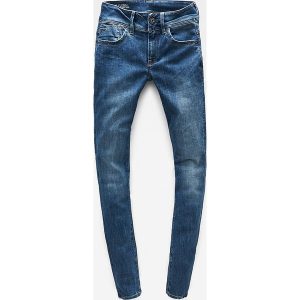 G-Star Dżinsy - Super Skinny fit - w kolorze niebieskim rozmiar: W25/L30. Niebieskie jeansy G-Star, z aplikacjami. Za 109,78 zł.
