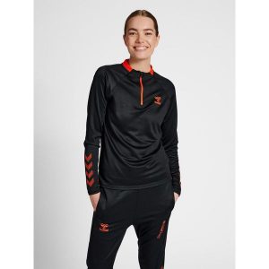 Bluza damska Hummel hmlGG12 Action. Czarne bluzy Hummel, l, bez wzorów, bez kaptura. Za 170,00 zł.