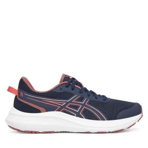 Buty do biegania Asics. Niebieskie buty sportowe ASICS, bez wzorów, bez zapięcia, do biegania. Za 239,99 zł.