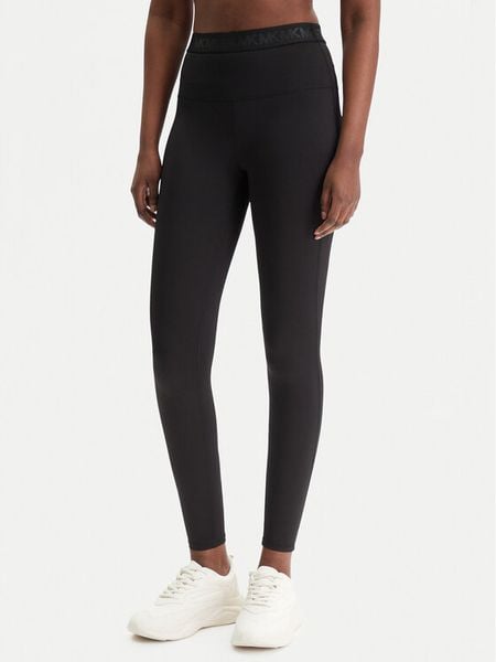 MICHAEL Michael Kors Legginsy MR631X5KND Czarny Slim Fit. Czarne legginsy MICHAEL Michael Kors, bez wzorów, z syntetyku. Za 399,99 zł.