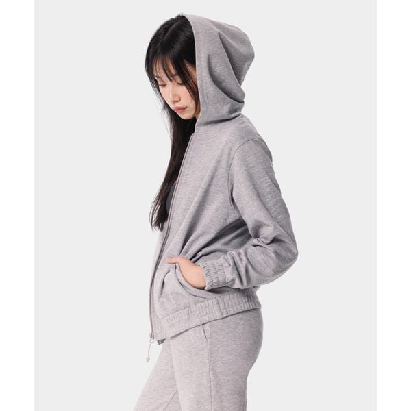 Rozpinana bluza sportowa dla kobiet Carpatree Varsity Chic. Szare bluzy Carpatree, bez wzorów, bez kaptura. W wyprzedaży za 215,99 zł.