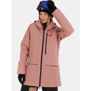 Kurtka Narciarska Damska Fundango Poplar ECO. Fioletowe kurtki FUNDANGO, na zimę, bez wzorów, bez kaptura, narciarskie. W wyprzedaży za 499,00 zł.