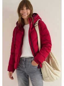 Cecil Kurtka zimowa w kolorze różowym rozmiar: XL. Różowe kurtki Cecil, na zimę, xl, bez wzorów, z puchu, bez kaptura. Za 272,95 zł.