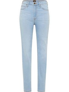 Lee Dżinsy "Scarlett" - Skinny fit - w kolorze błękitnym rozmiar: W31/L33. Niebieskie jeansy Lee, z aplikacjami, z bawełny, z podwyższonym stanem. Za 131,74 zł.