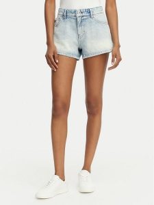 HUGO Szorty jeansowe Galimon 50557083 Niebieski jasny Regular Fit. Niebieskie szorty Hugo, bez wzorów, z bawełny. Za 349,99 zł.