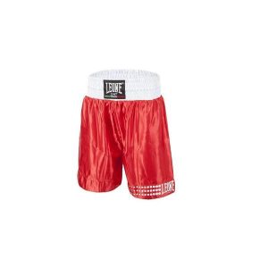 Spodenki bokserskie LEONE 1947 Boxing. Czerwone szorty LEONE 1947, bez wzorów, sportowe. Za 149,99 zł.