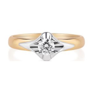 Unikalny Pierścionek - , Brylant 0,25ct. Pierścionki marki W.KRUK. Za 4 290,00 zł.