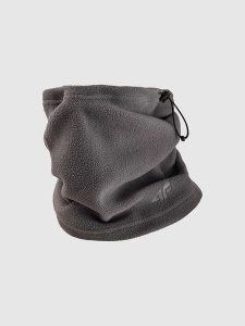 4F Szal-koło w kolorze szarym rozmiar: onesize. Szare szaliki 4f, bez wzorów, z materiału. Za 32,90 zł.