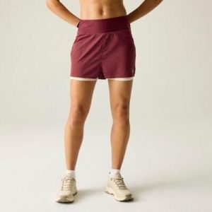 Damskie krótkie spodenki Nimble. Czerwone szorty Dare 2b, bez wzorów, z poliesteru, sportowe. Za 279,99 zł.