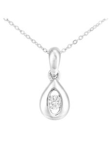 Revoni Złoty naszyjnik z diamentową zawieszką - dł. 46 cm rozmiar: onesize. Szare naszyjniki Revoni, z diamentem, złote. Za 1 348,99 zł.