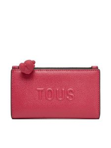 TOUS Portfel Brenda 2002105625 Różowy. Czerwone portfele Tous, bez wzorów, ze skóry. Za 399,99 zł.