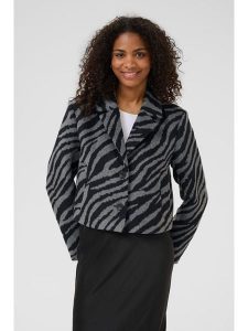 Kaffe Kurtka przejściowa w kolorze szarym rozmiar: 40. Szare kurtki Kaffe, bez wzorów, bez kaptura. Za 217,99 zł.