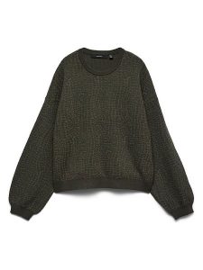Vero Moda Sweter w kolorze khaki rozmiar: S. Brązowe swetry oversize Vero Moda, s, bez wzorów, bez ramiączek. Za 149,95 zł.