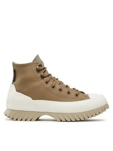 Converse Trzewiki Chuck Taylor All Star Lugged 2.0 Cc A04634C Beżowy. Brązowe botki Converse, bez wzorów, ze skóry, bez obcasa, na płaskiej podeszwie, bez zapięcia. Za 529,99 zł.