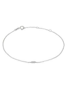 DIA DIAMONDS Srebrna bransoletka z diamentami rozmiar: onesize. Szare bransoletki DIA DIAMONDS, z diamentem, srebrne. Za 140,53 zł.