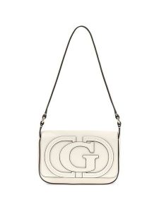 Guess Torebka 183372 Biały. Białe listonoszki Guess, z aplikacjami, bez dodatków. Za 544,99 zł.