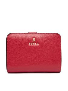 Furla Portfel Camelia S WP00315 ARE000 CN 4305S 1007 Różowy. Czerwone portfele Furla, bez wzorów, ze skóry. Za 429,99 zł.