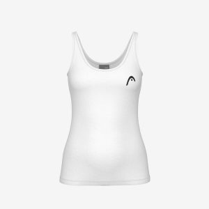Top Head Spirit Ii Mujer. Białe topy Head, bez wzorów, sportowe, bez kołnierzyka, bez ramiączek. Za 189,00 zł.