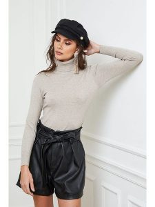 So Cachemire Golf "Empoli" w kolorze beżowym rozmiar: XL. Brązowe golfy So Cachemire, bez wzorów, z kaszmiru. Za 108,99 zł.